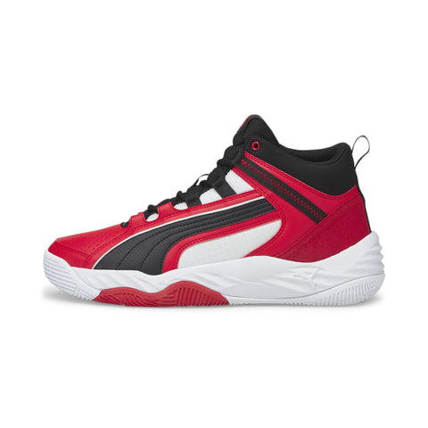 PUMA Rebound Future Evo Men's Basketball 10.5 D(M) US High Risk Red-Black-White