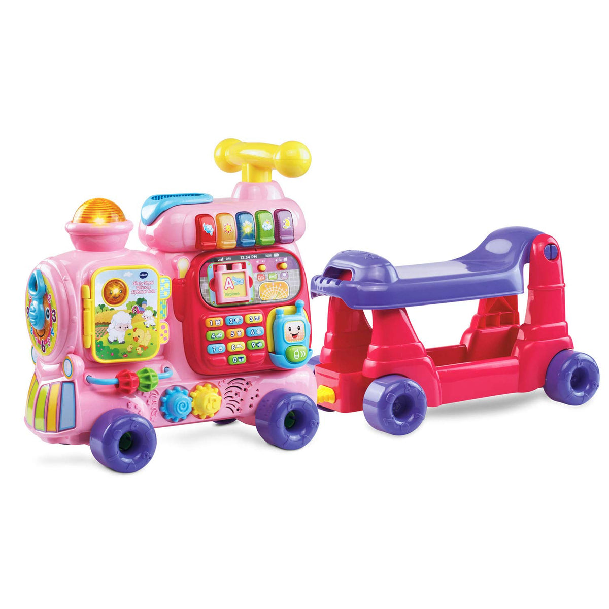 VTech Sit-To-Stand Ultimate Alphabet Train (Frustration Free Packaging), Pink, 80-181951