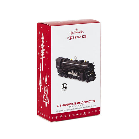 Hallmark Keepsake Trains #21 "773 Hudson Steam Locomotive by Lionel Holiday Ornament
