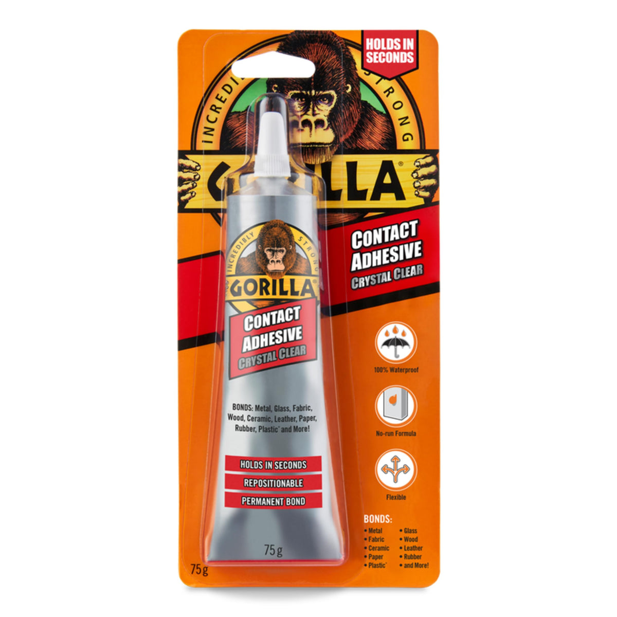 Gorilla Contact Adhesive Clear 75g