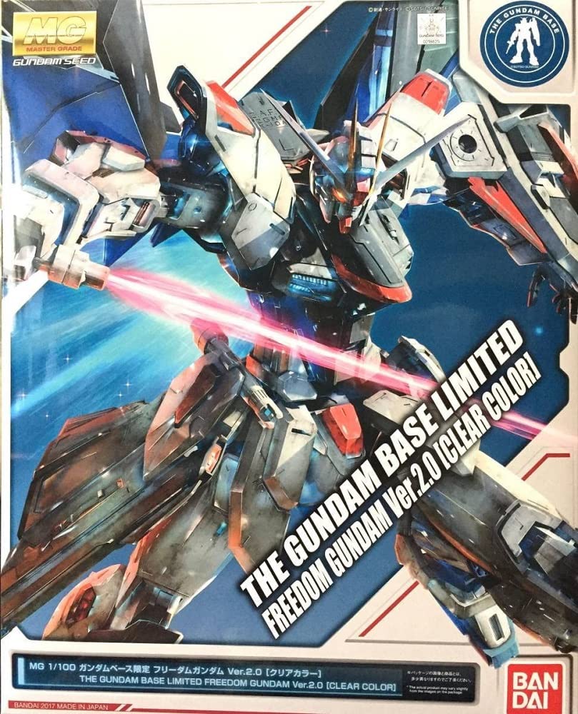 The Gundam Base Limited MG 1/100 Scale FREEDOM GUNDAM Ver.2.0 [CLEAR COLOR] Model kit [Japan import]
