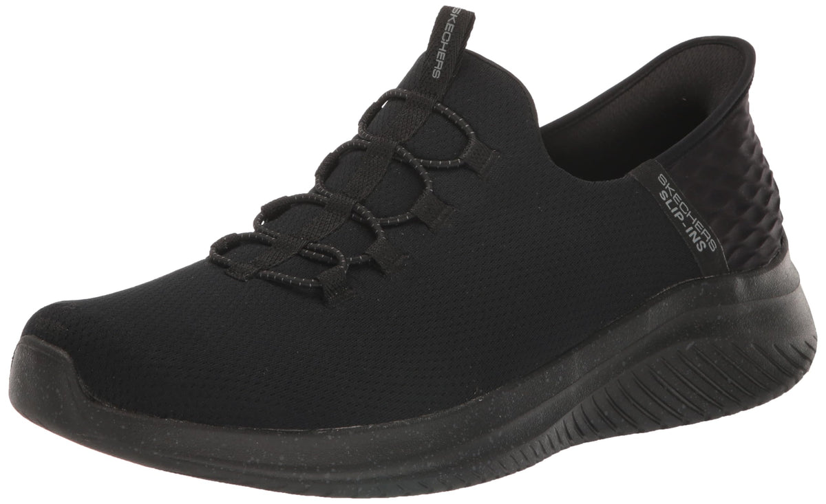 Skechers Men's Summits High Range Hands Free Slip-in Loafer, Black/Black, 8 Wide