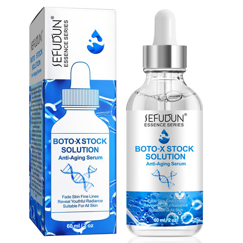 Boto-x Stock Solution Facial Serum 60ml, Boto-x Stock Anti Aging Serum For Face, Instant Face Tightening Boto-x, Reduce Fine Lines, Wrinkles, Boost Skin Collagen, Hydrate & Plump Skin