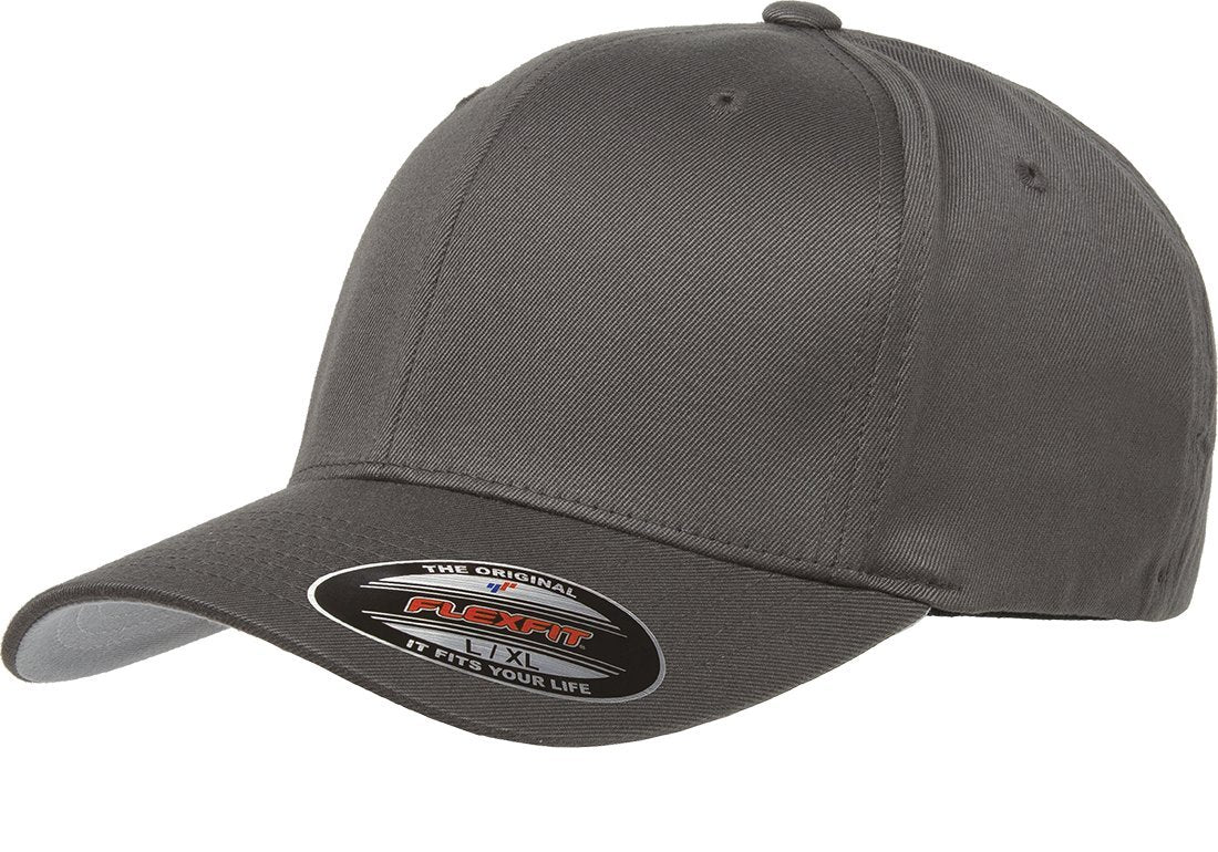 Flexfit Men's Athletic Baseball Fitted Cap, Dark Gray, L-XL