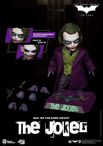 Beast Kingdom The Dark Knight: The Joker EAA-120 Egg Attack Action Figure, Multicolor