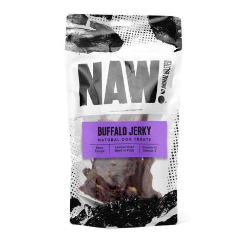 NAW | Buffalo Jerky | 100g Pack | Premium Dog Treats | Helps Support Healthy Dental Hygiene | 100% Buffalo | A Leaner Source Of Protein