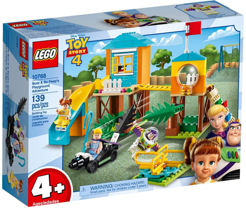 LEGO 10768 4+ Toy Story 4 Buzz and Bo PeepÃƒÆ’Ã‚Â¢ÃƒÂ¢Ã¢â‚¬Å¡Ã‚Â¬ÃƒÂ¢Ã¢â‚¬Å¾Ã‚Â¢s Playground Adventure with Buzz Lightyear, Bo Peep and Gabby Gabby Minifigures
