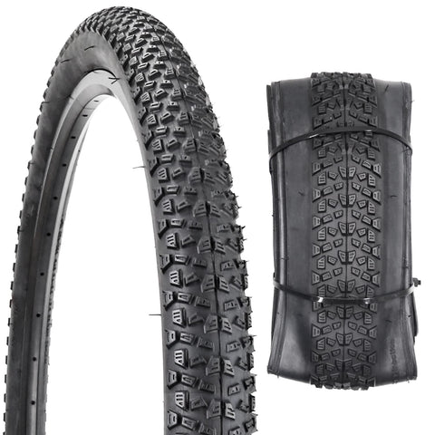 SIMEIQI 27.5/29x2.125 Bike Tire MTB Mountain Foldable Replacement Bicycle Tire (29X2.125 One Pack)