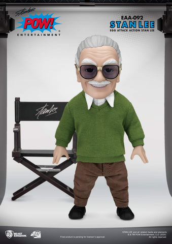 Beast Kingdom Stan Lee EAA-092 Egg Action Action Figure, Multicolor