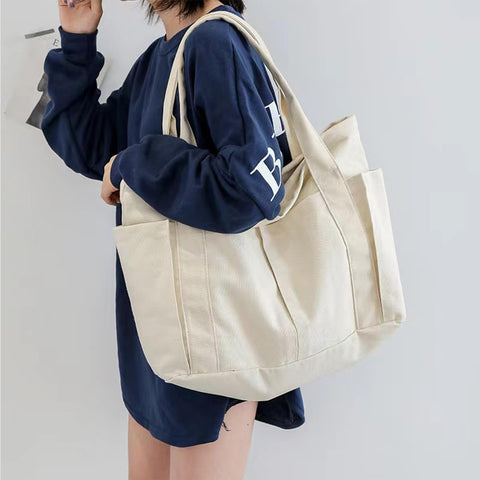 DWDC Tote bag,large capacity tote bag women,shoulder bag canvas tote women handbag casual canvas crossbody tote Suitable school work daily use travel shopping handbag large tote bag zipper
