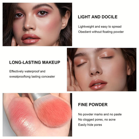 Joyeee 6 Colors Cream Blush Palette + 6 Colors Concealer Cream Contour Palette, Foundation Palette with 11 Pcs Makeup Brush Set, Long Wearing Blendable Full Coverage