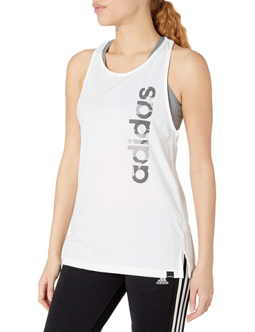 adidas Women's Boxed Camo Tank White/Black X-Small