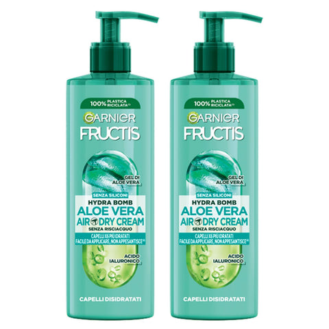 Garnier Fructis Hydra Aloe Air-Dry Cream Moisture Storage (2 x 400 ml)