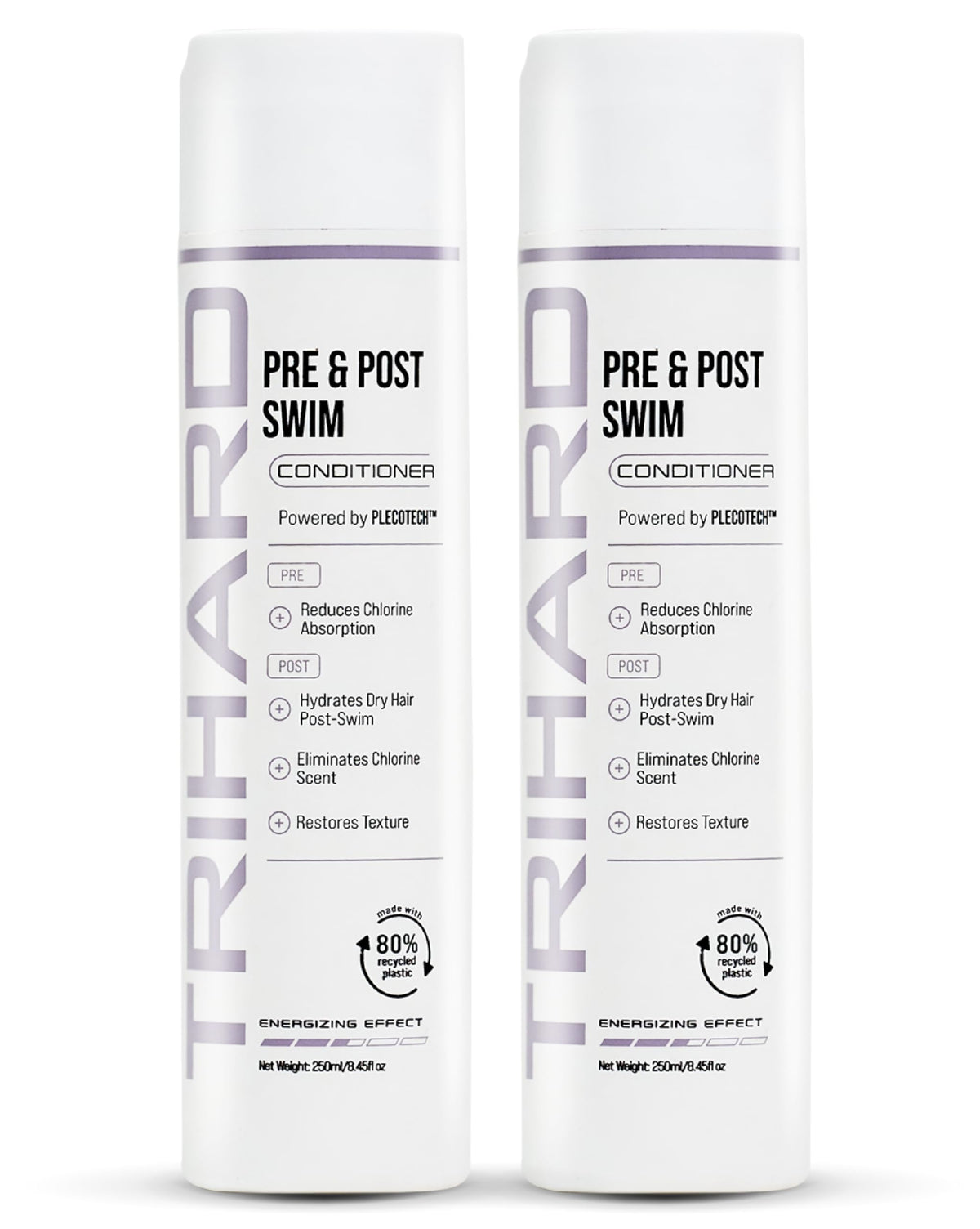 TRIHARD Pre & Post Swim Conditioner | Swimmers Conditioner | Pre Swim Hair Protection | Chlorine Removal Solution (Pack of 2)