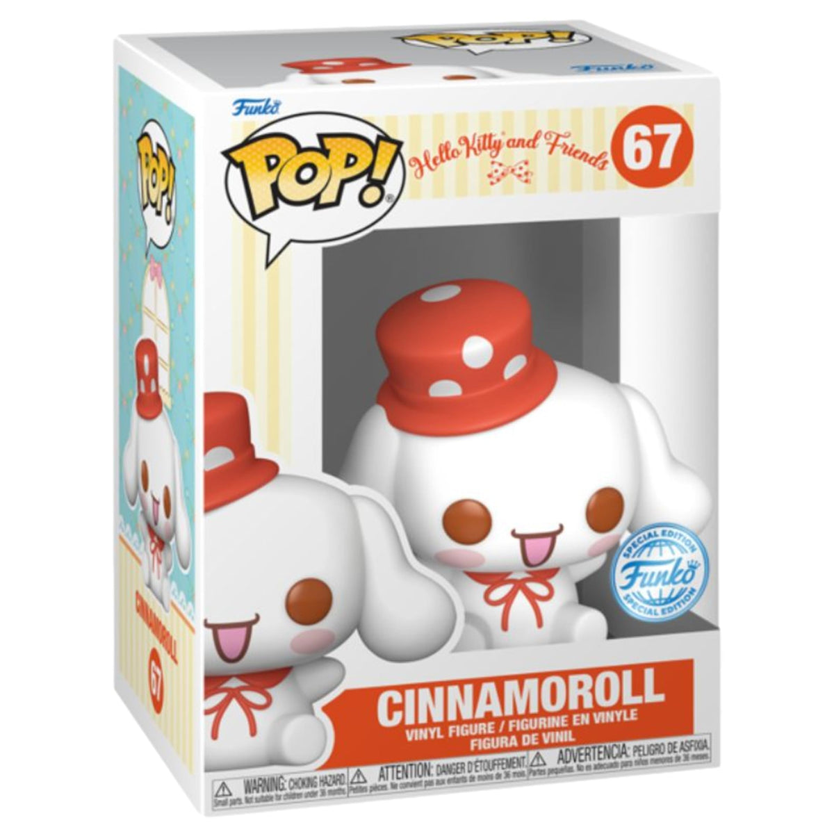Funko Sanrio Hello Kitty and Friends Pop Cinnamoroll Vinyl Figure Hot Topic Exclusive, White