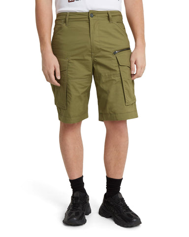 G-Star Men's Rovic Zip Relaxed Shorts, Green (smoke olive D08566-D308-B212), 34