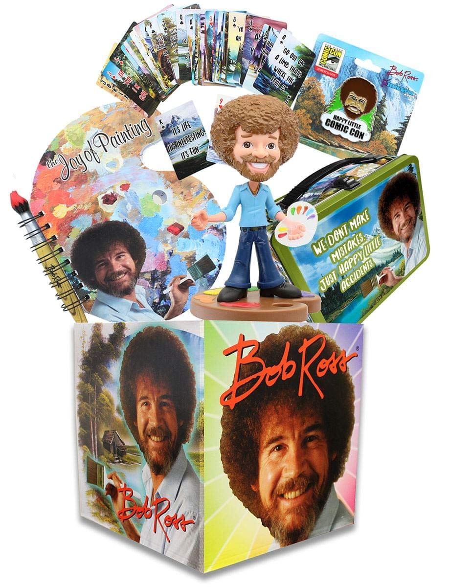 Toynk Bob Ross Collectibles | Looksee Collector's Box | Pin | Lunch Box | More