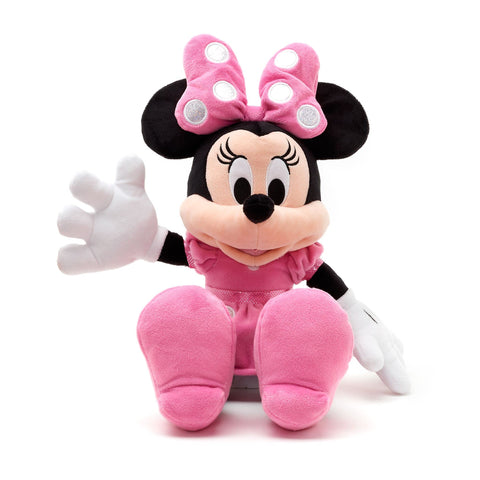 Disney Store Official Minnie Mouse Medium Soft Toy for Kids, 45cm/17ÃƒÆ’Ã†â€™Ãƒâ€šÃ‚Â¢ÃƒÆ’Ã‚Â¢ÃƒÂ¢Ã¢â€šÂ¬Ã…Â¡Ãƒâ€šÃ‚Â¬ÃƒÆ’Ã¢â‚¬Å¡Ãƒâ€šÃ‚Â, Cuddly Character with Soft Feel Finish and Embroidered Details, Polka Dot Dress and Bow - Suitable for Ages 0+
