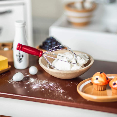 The Queen's Treasures 18 Inch Doll Baking Accessories, 7 Piece Vintage Kitchen Baking Tool Set and Food, Compatible with American Girl DollFurniture