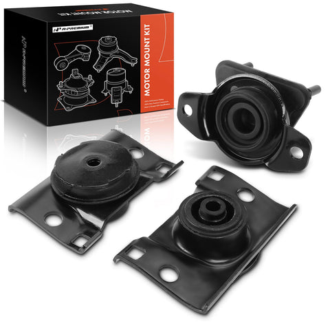A-Premium 3PCS Engine Motor Mount and Transmission Mount Kit Compatible with Nissan Pathfinder 2008-2012, Titan 2004-2015, Armada 2005-2015 & Infiniti QX56 2004-2010, 4WD, Automatic Transmission Only