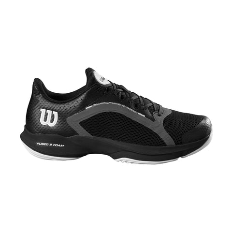 Wilson Men's Padel Sneakers, Black White Ebony, 9.5 AU
