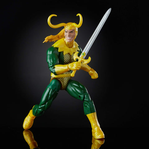Marvel Legends Series Loki 6' Collectible Marvel Comics Action Figure Toy for Ages 6 & Up with Accessory & Build-A-Figurepiece