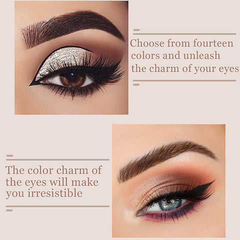 Joyeee Colored Mascara, 14 Colors Colorful Mascara Set, Waterproof and Smudgeproof Longlasting Mascara for Eyelashes, Cruelty Free Vegan Eye Makeup
