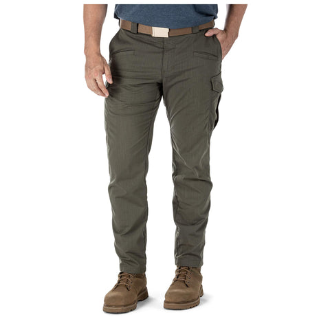 5.11 Tactical Men's Icon Cargo Pant, Flax-Tac Stretch, Guessted, Teflon Finish, Style 74521