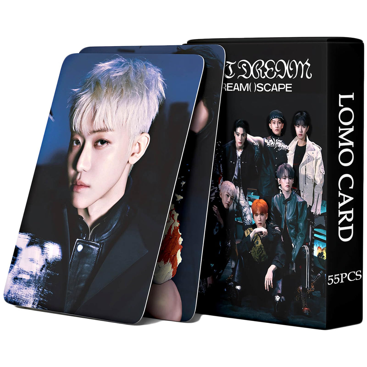 PYAJUU Nct Dream Photocards KPOP DREAM() SCAPE Album Cards 55PCS Nct Dream Lomo Cards Gift for Fans Nct Dream Merch