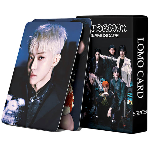 PYAJUU Nct Dream Photocards KPOP DREAM() SCAPE Album Cards 55PCS Nct Dream Lomo Cards Gift for Fans Nct Dream Merch
