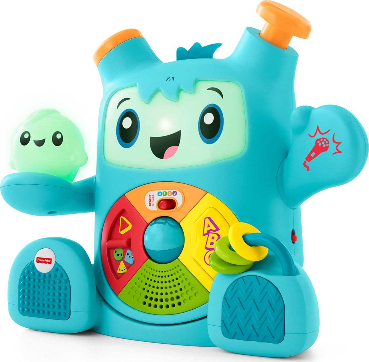 Fisher-Price Learning Toy Dance & Groove Rockit with Interactive Music Lights and Phrases for Infants and Toddlers