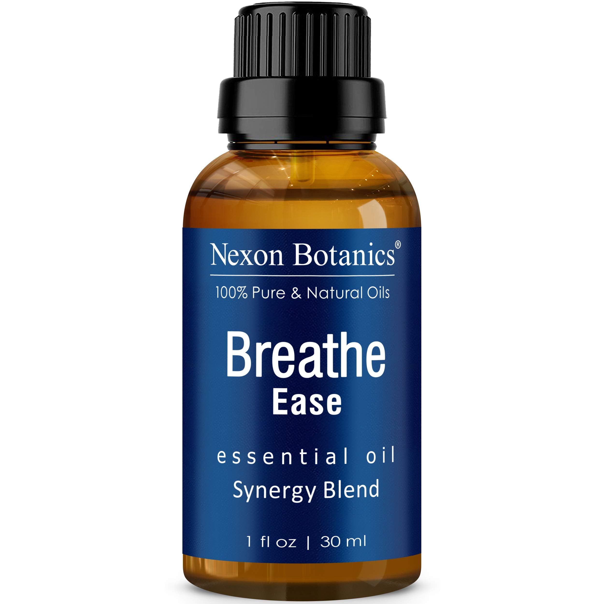 Nexon Botanics Breathe Essential Oil Blend 30 ml - Breath Easy Essential Oil Sinus Relief - Breathe Ease Essential Oils for Humidifier, Diffuser, Aromatherapy