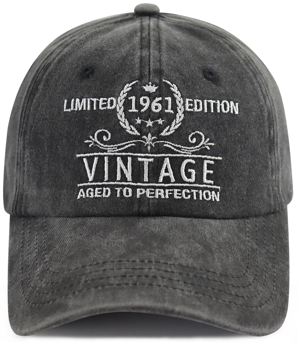 Xpayzere 63th Birthday Decorations Baseball Cap, Funny Embroidered Limited Edition 1961 Hat, Adjustable 63 Year Old Birthday Gifts for Men Women Mom Dad