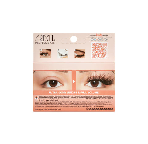 Ardell BBL Big Beautiful Lashes 971 Poppin, with DUO Clear Adhesive, 1 pack