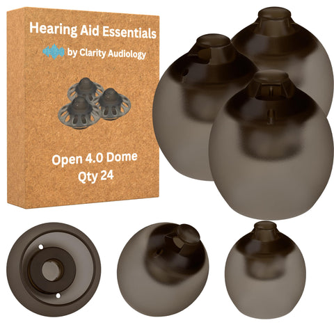 Phonak 4.0 Style Vented Domes - Vented Hearing Aid Domes - Size L (11mm = 0.43in)- Qty 24 - Phonak Hearing Aid Accessories- Phonak Hearing Aid Domes