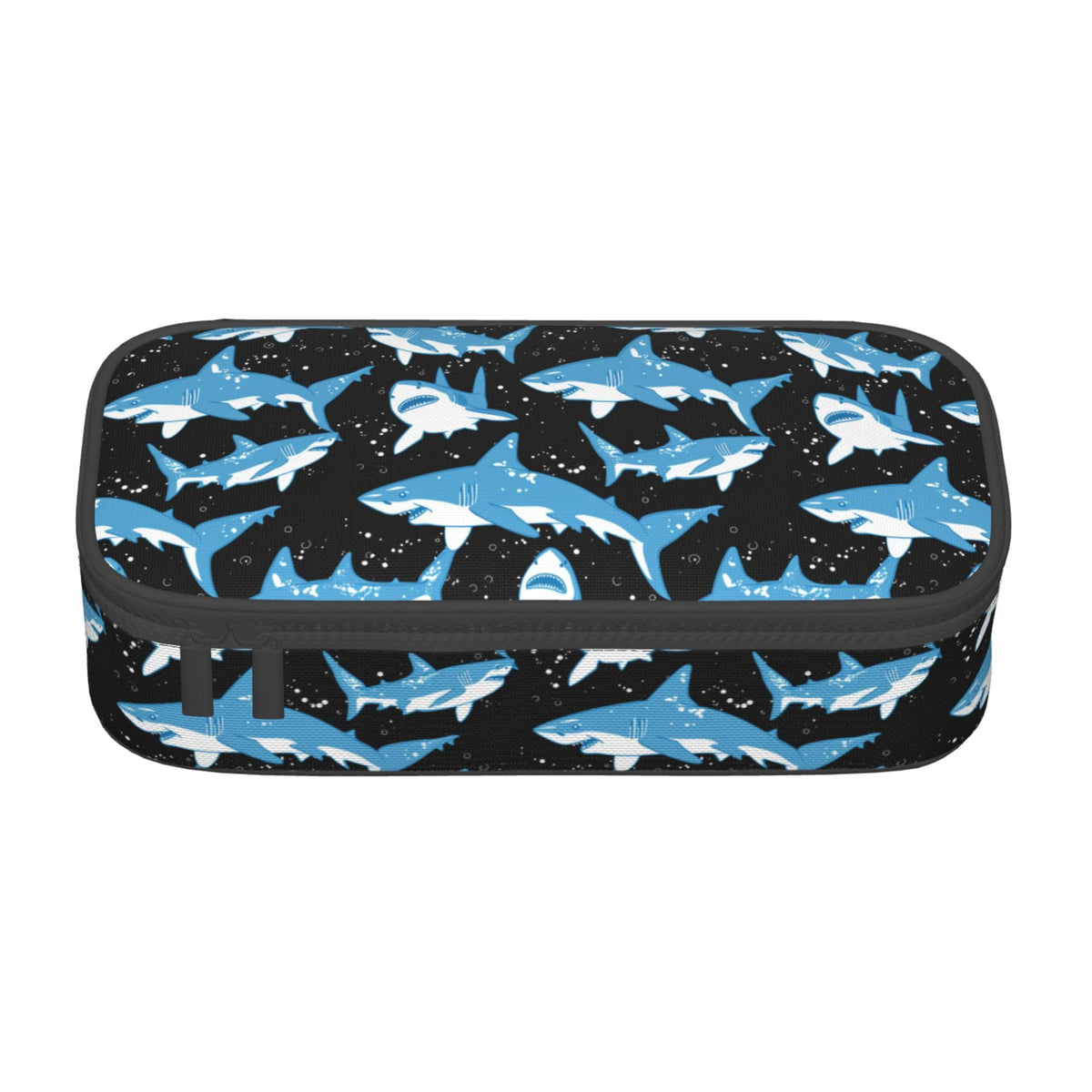 wiuurs Shark Pencil Case Big Capacity Pencil Bag with Zipper Stationery Organizer for Supplies Office College Adults