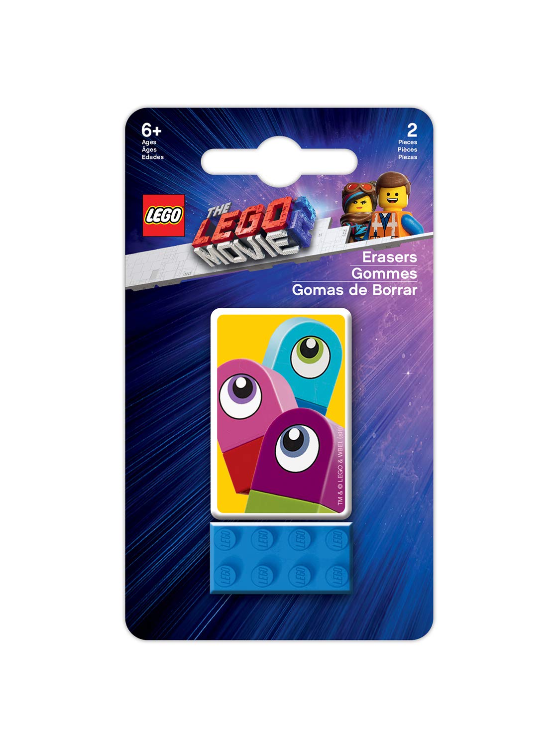 Lego Movie 2 Duplo Eraser Set