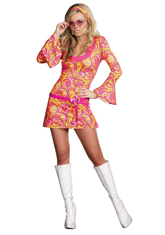 Dreamgirl 8158 "Go Go Gorgeous Costume (Medium)
