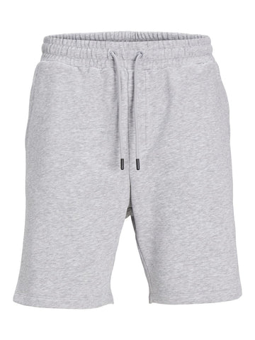 JACK & JONES Mens Bradley Sweat Shorts Light Grey Melange L