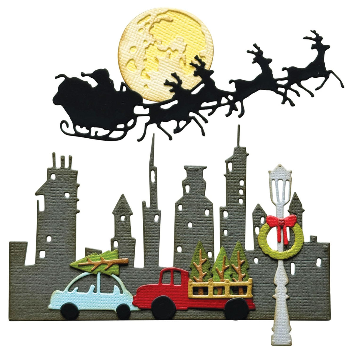 Sizzix Thinlets Die Set - 2024 Tim Holtz Vault Christmas Magic #666718