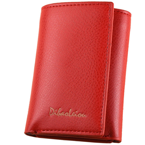 SPDTECH Trifold Wallet Men Women Soft Leather 4 Credit Card Holder 2 Money Pockets with Photo Window Father or Kids Gift