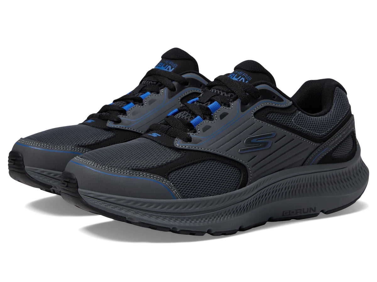 Skechers Men's Go Run Consistent 2.0 Sneaker, Charcoal/Blue, 10 X-Wide