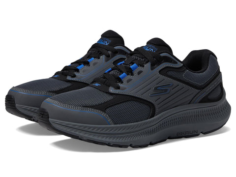 Skechers Men's Go Run Consistent 2.0 Sneaker, Charcoal/Blue, 11