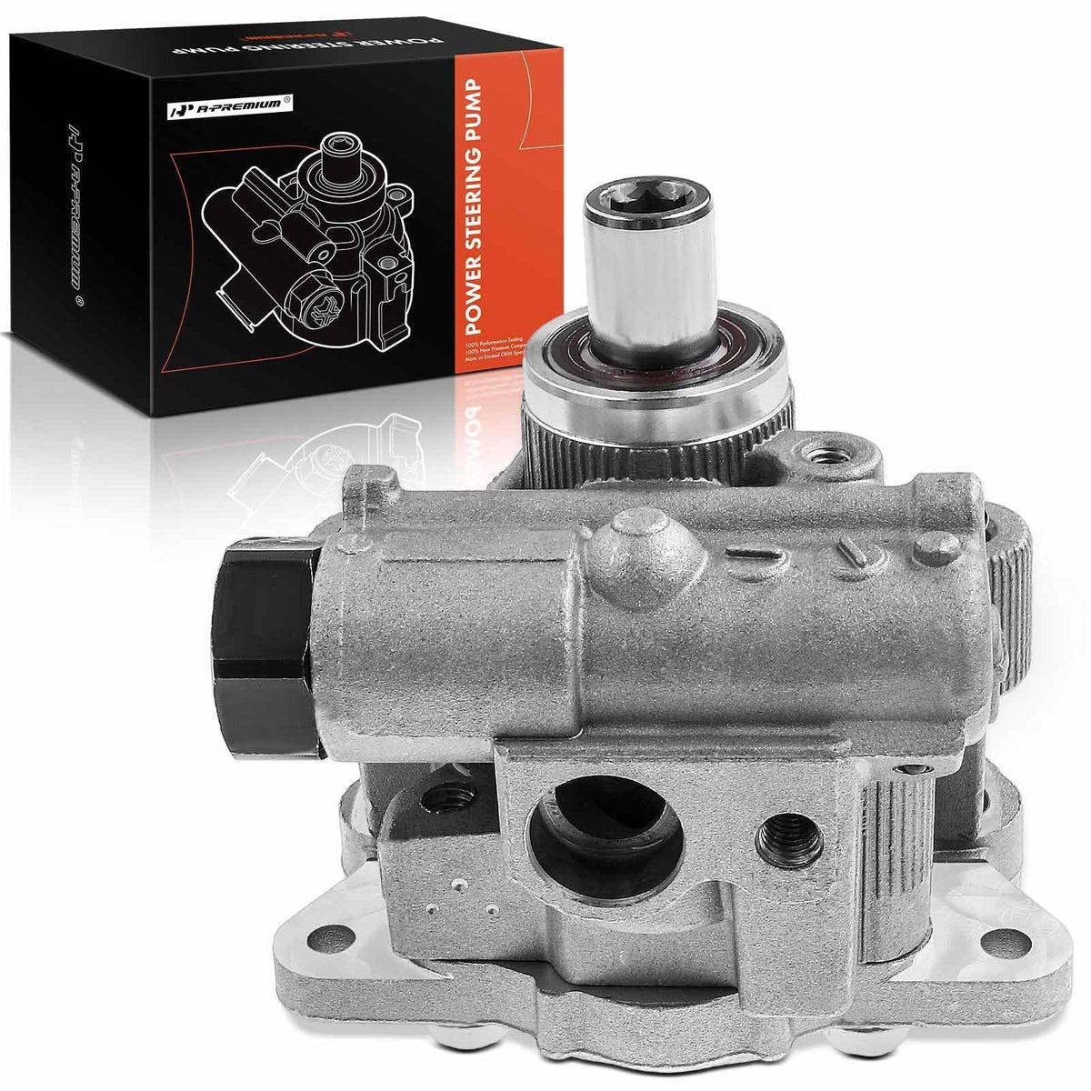 A-Premium Power Steering Pump, Compatible with Dodge Durango 2011-2015 & Jeep Grand Cherokee 2011-2015, V8 5.7L, Replace # 68068641AB, 96818M