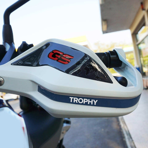 labelbike - 3D Resin Stickers Motorcycle Decorations and Protections Handguards Compatible with BMW R 1250 GS Trophy 2022-2023