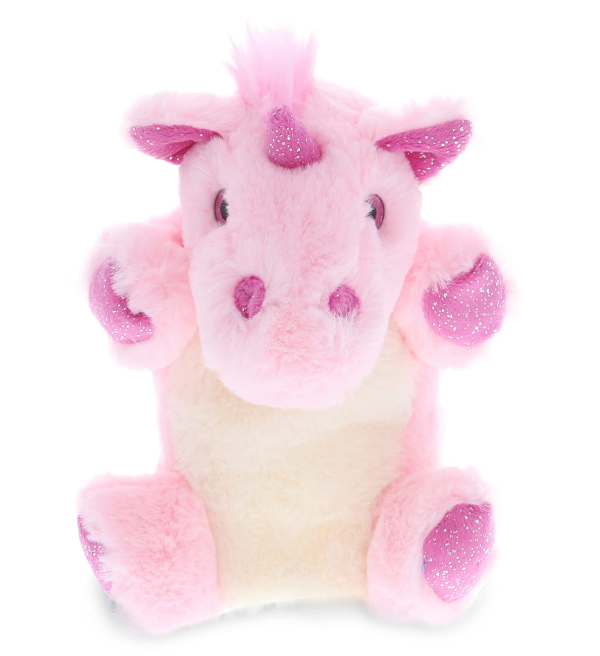 DolliBu Unicorn Plush Hand Puppet for Kids - Soft Plush Stuffed Animal Hand Puppet Toy for Puppet Show Games Puppet Theaters for Kids, Adult Cute Puppets Educational Toy to Teach Children & Toddlers