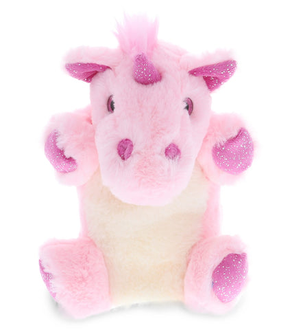 DolliBu Unicorn Plush Hand Puppet for Kids - Soft Plush Stuffed Animal Hand Puppet Toy for Puppet Show Games Puppet Theaters for Kids, Adult Cute Puppets Educational Toy to Teach Children & Toddlers