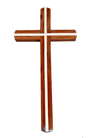StonKraft Jesus Christ Cross Catholic Wooden Crucifix for Wall, Church Chapel Decoration