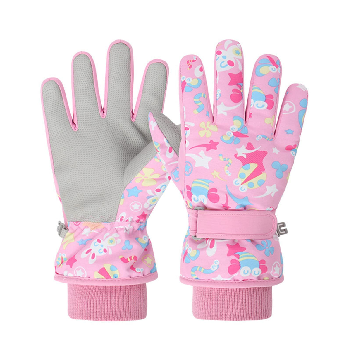 EVBEA Toddler Women Mens Snow Gloves Kids Waterproof Winter Warm Thermal Ski Snowboard Ladies Glove