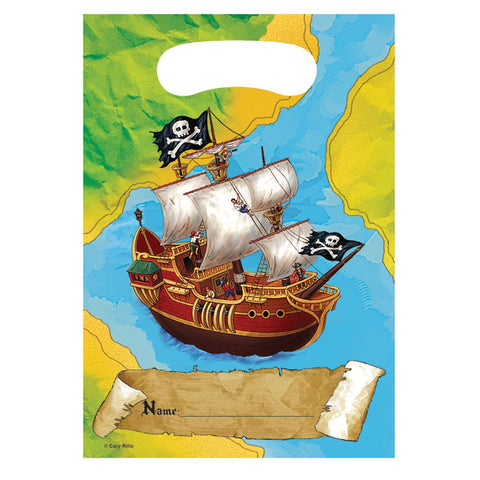 Creative Converting Buried Treasure 8 Count Party Favor Loot Bags